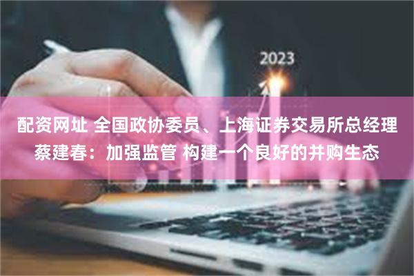 配资网址 全国政协委员、上海证券交易所总经理蔡建春：加强监管 构建一个良好的并购生态